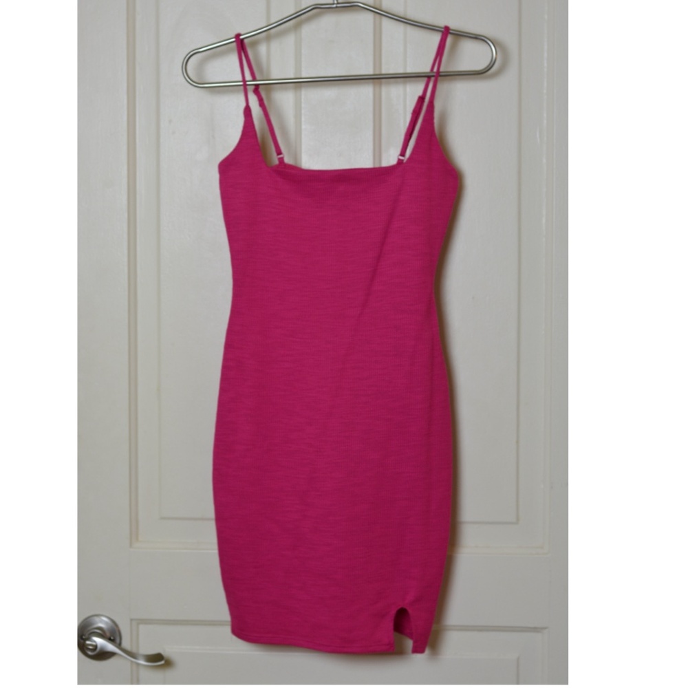 Bright Pink Mini Dress